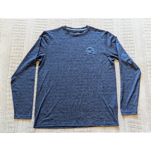 Vineyard Vines Men's Performance Tee Size M Long Sleeves Blue Outdoor T Shirt - Picture 1 of 10